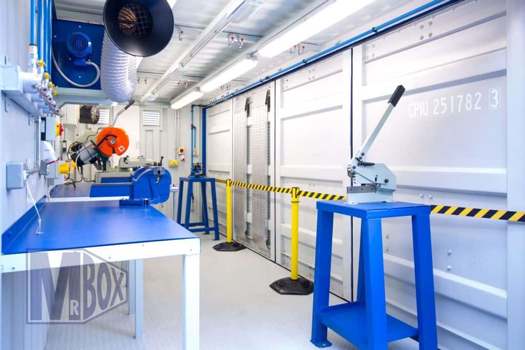 Shipping Container Workshop Conversion 1