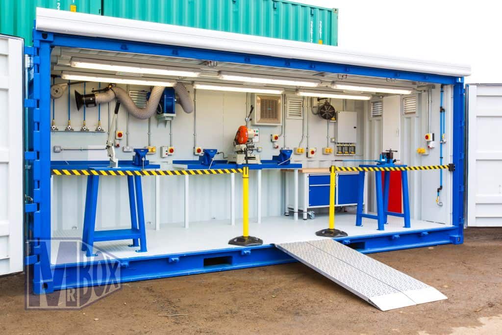 Shipping Container Workshop Conversion 3