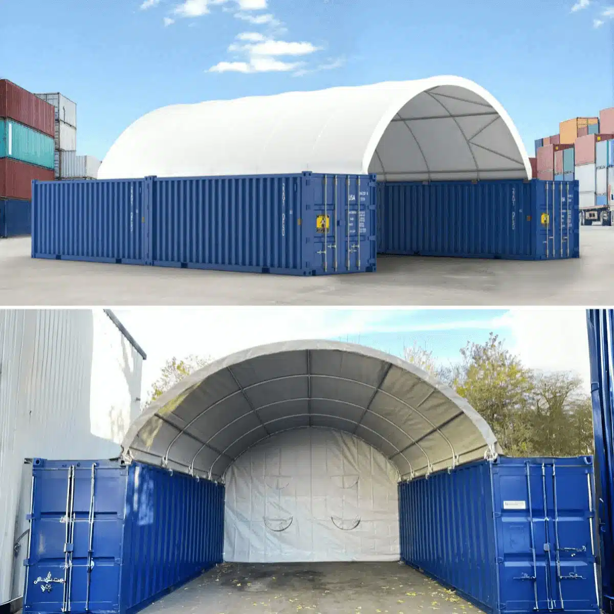 salt storage dome buildings