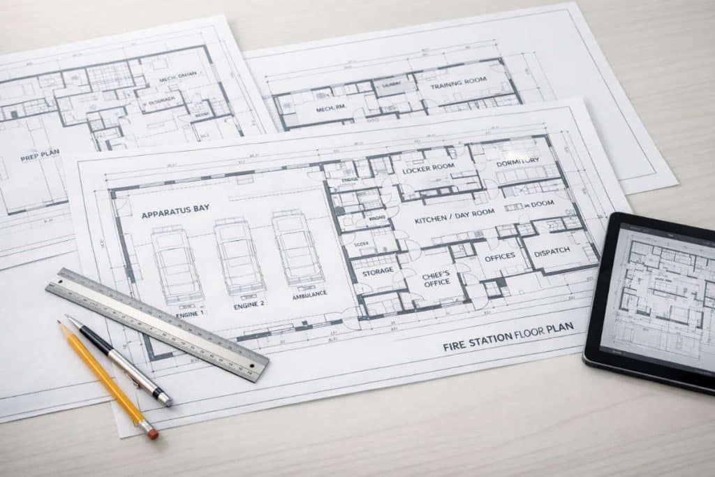 fire station floor plans